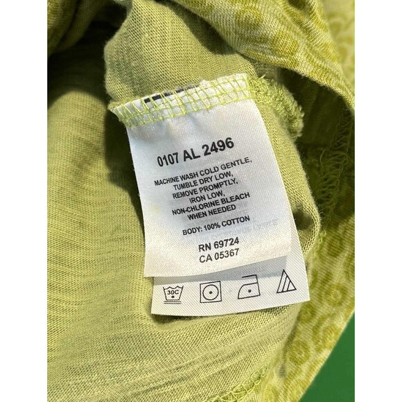 Women's Green 3/4 Sleeve Columbia XL Pattern Top - Picture 7 of 7